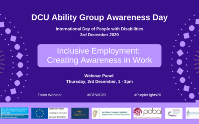 DCU Ability Group Awareness Day 2020