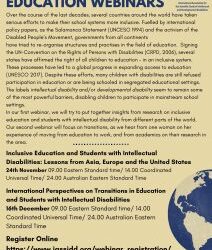 Inclusive Education Webinars [IASSIDD]