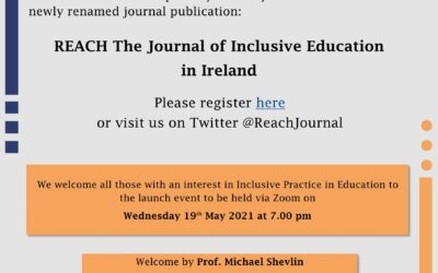 Launch of renamed REACH : Journal of Inclusive Education in Ireland